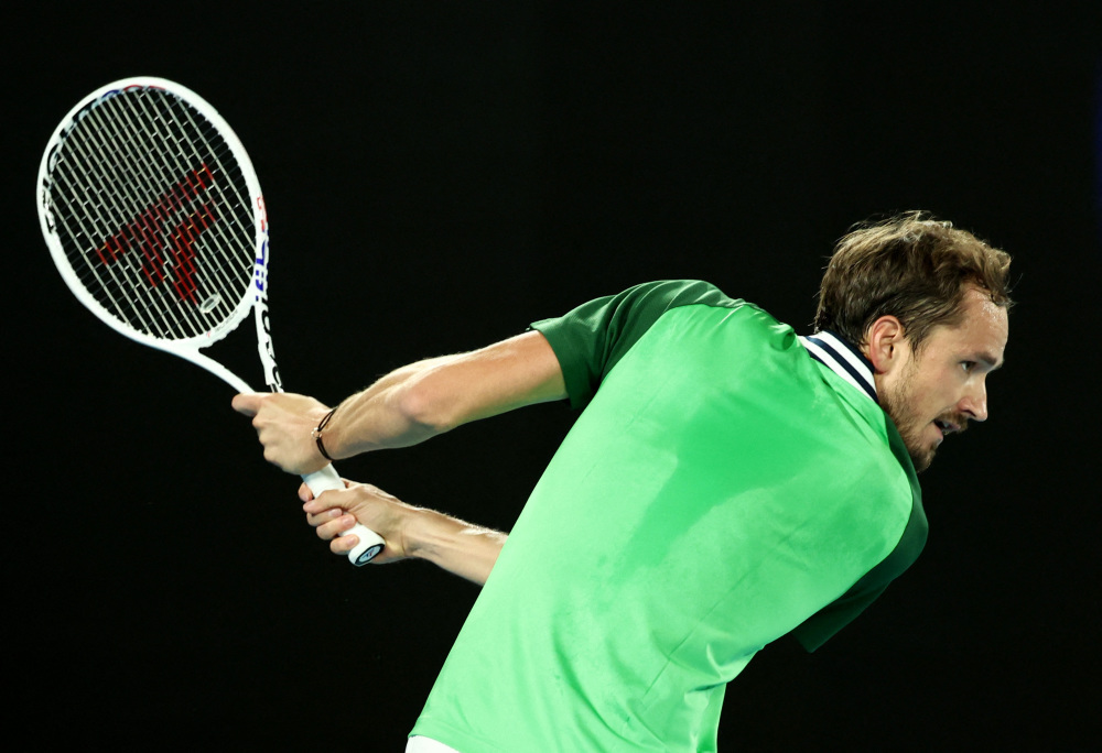 关于美网力克澳网，梅德韦杰夫状态火热的信息